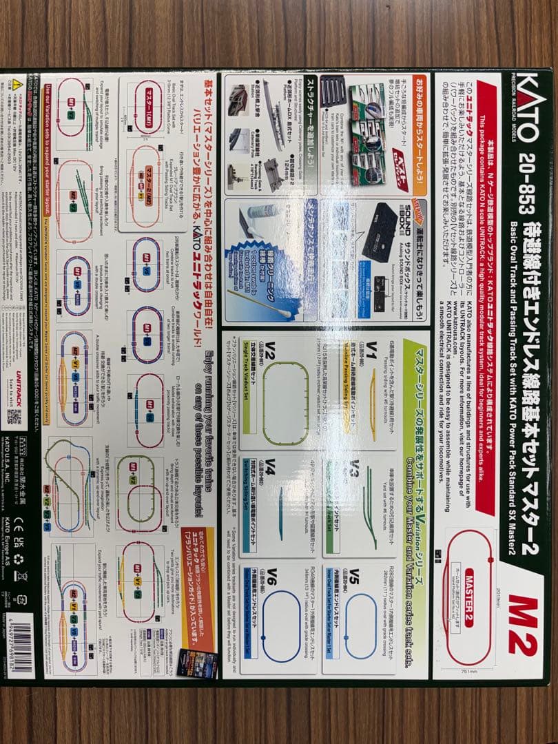 新品 KATO Nゲージ M2 待避線付きエンドレス線路 基本セット
