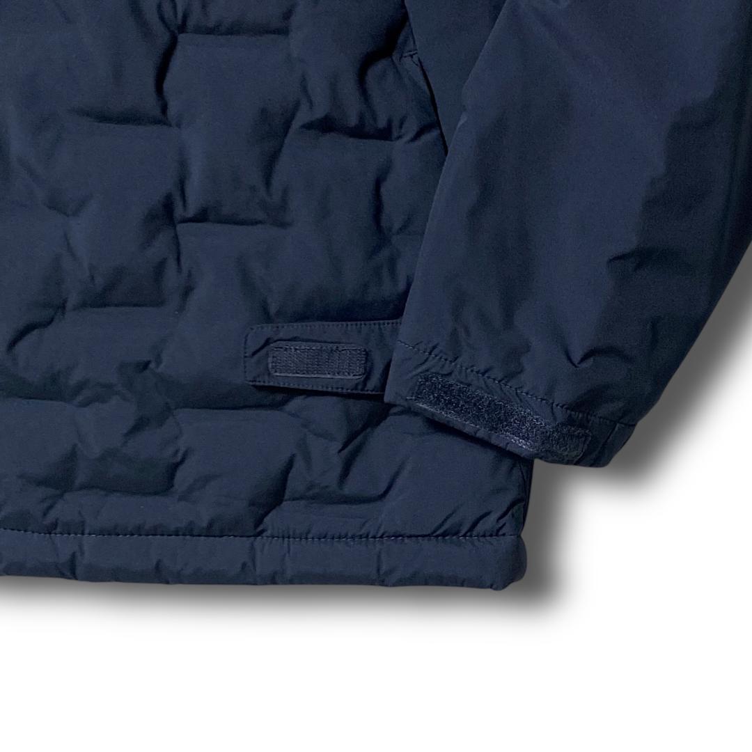 L 定価2.5万 CUTTER&BUCK 圧着加工 中綿ジャケット ブルゾン 紺