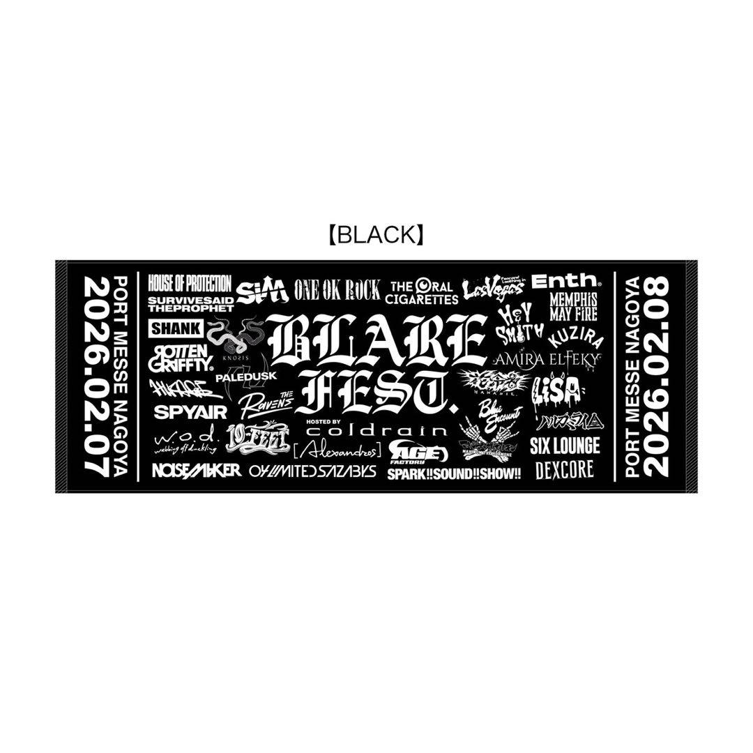 BLARE FEST. 2026 Tシャツ・タオル・ラバーバンド