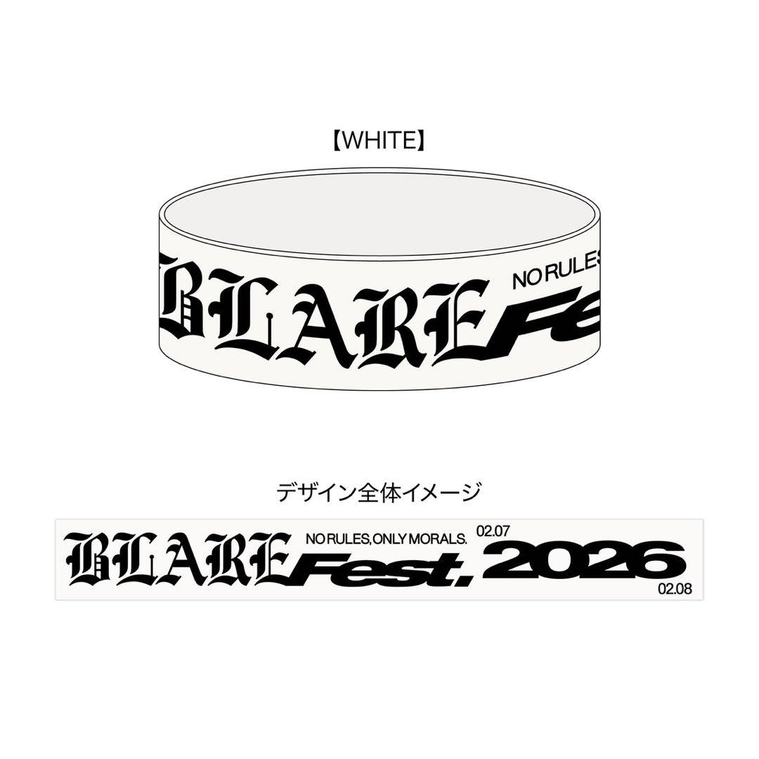 BLARE FEST. 2026 Tシャツ・タオル・ラバーバンド