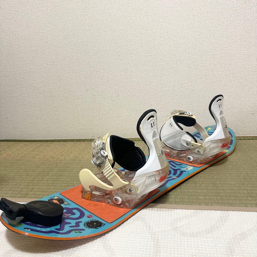 Burton キッズ スノーボード 80cm ビンディング付き 子供用