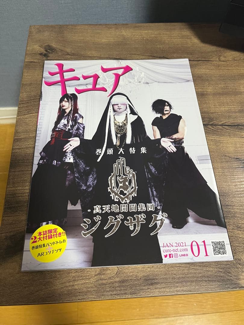 【まとめ売り】真天地開闢集団ジグザグ FC会報＋参拝装束＋雑誌Cure他セット
