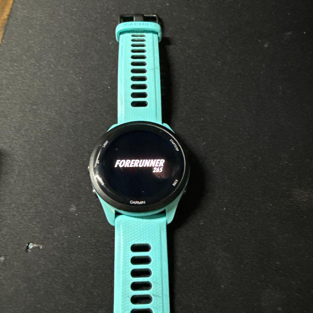 Garmin Forerunner 265 アクア 充電器付き