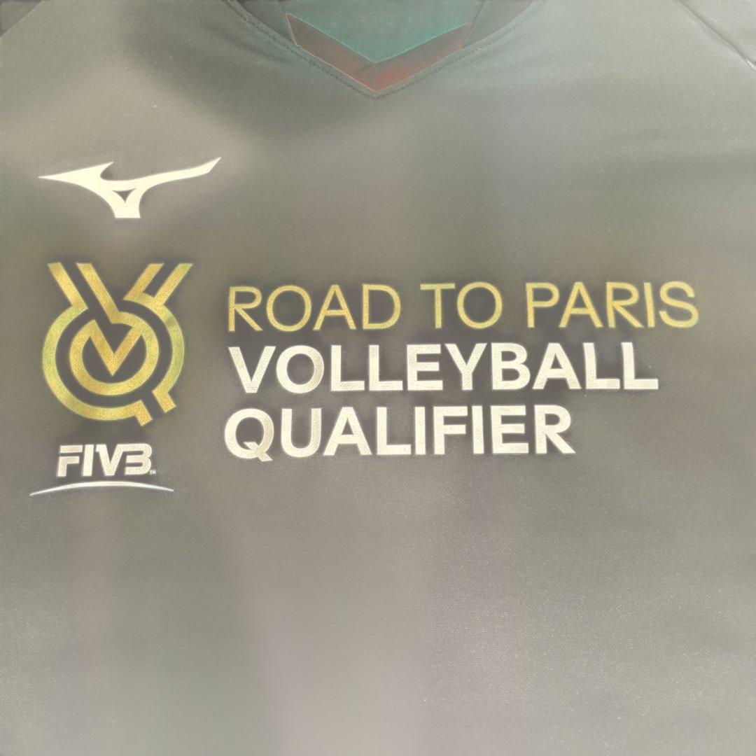 極美品 MIZUNO FIVB バレーボール パリ五輪予選 DRY Tシャツ