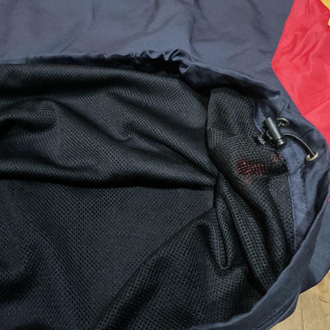 久保田スラッガーフード付きウェア XO ネイビー/レッド