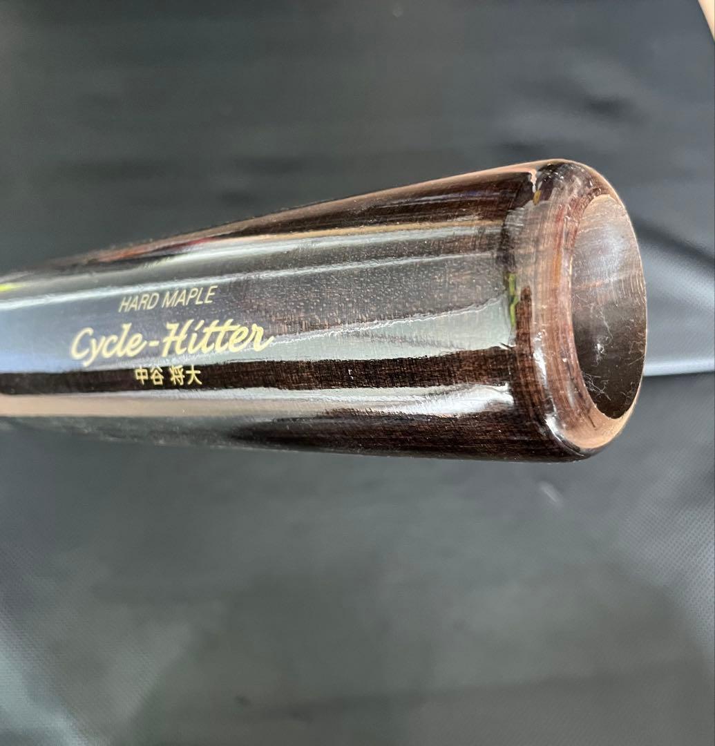 ソフトバンクホークス　中谷将大 #13　バット NPBマーク 支給品　実使用
