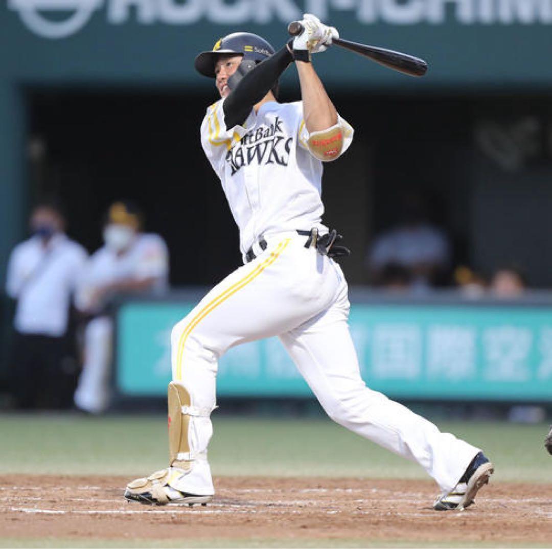 ソフトバンクホークス　中谷将大 #13　バット NPBマーク 支給品　実使用