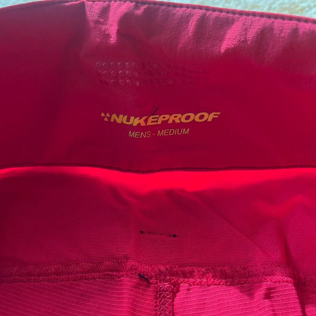 NUKEPROOF mtbサイクルパンツ レッド 新品