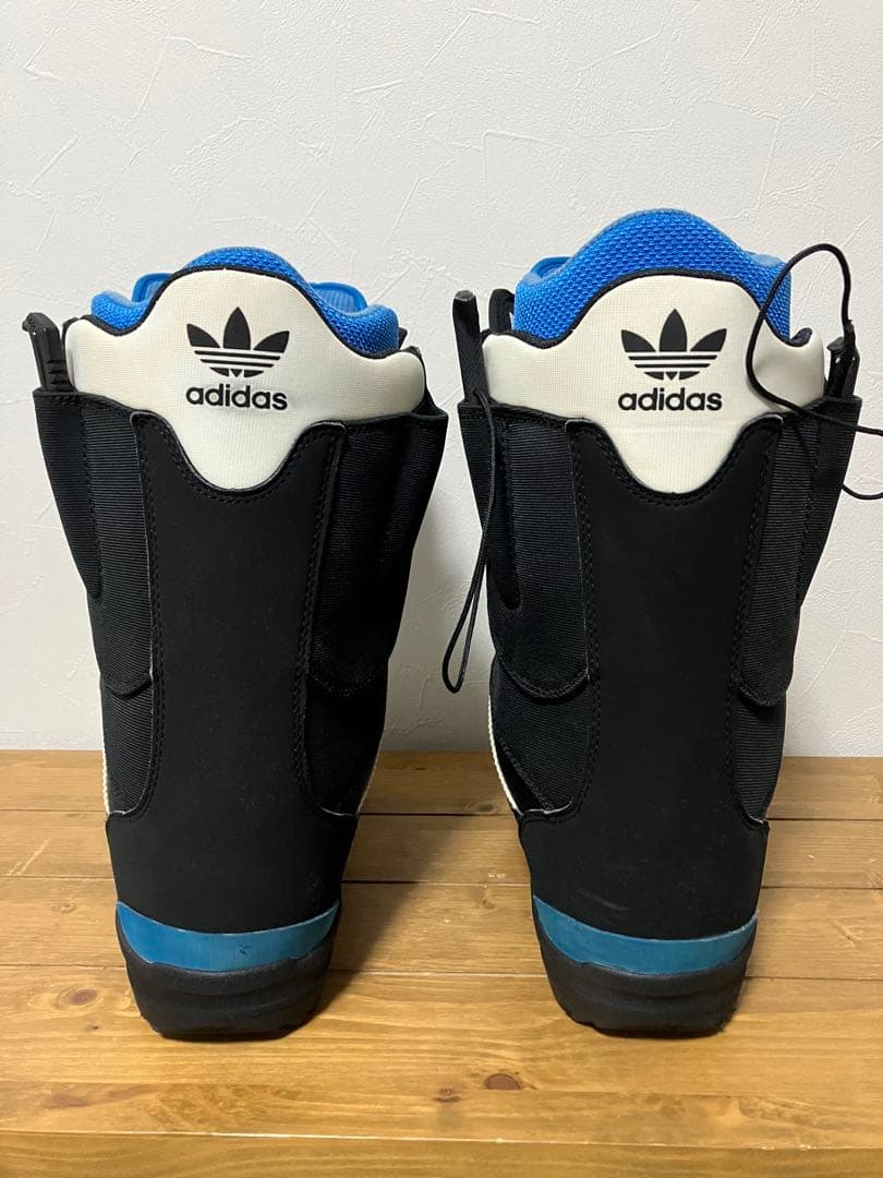 b*6様 美品 adidas スノーボードブーツ ZX500 27cm 黒/青