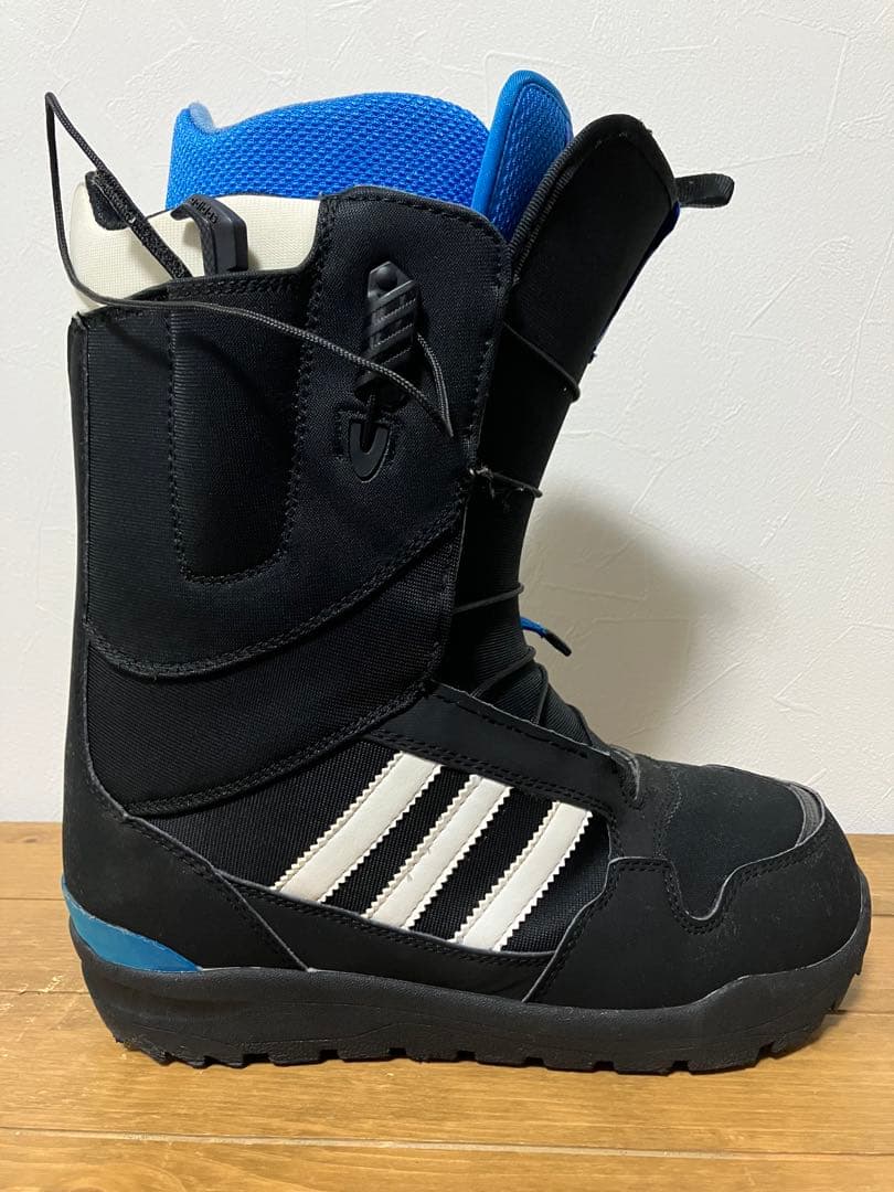 b*6様 美品 adidas スノーボードブーツ ZX500 27cm 黒/青