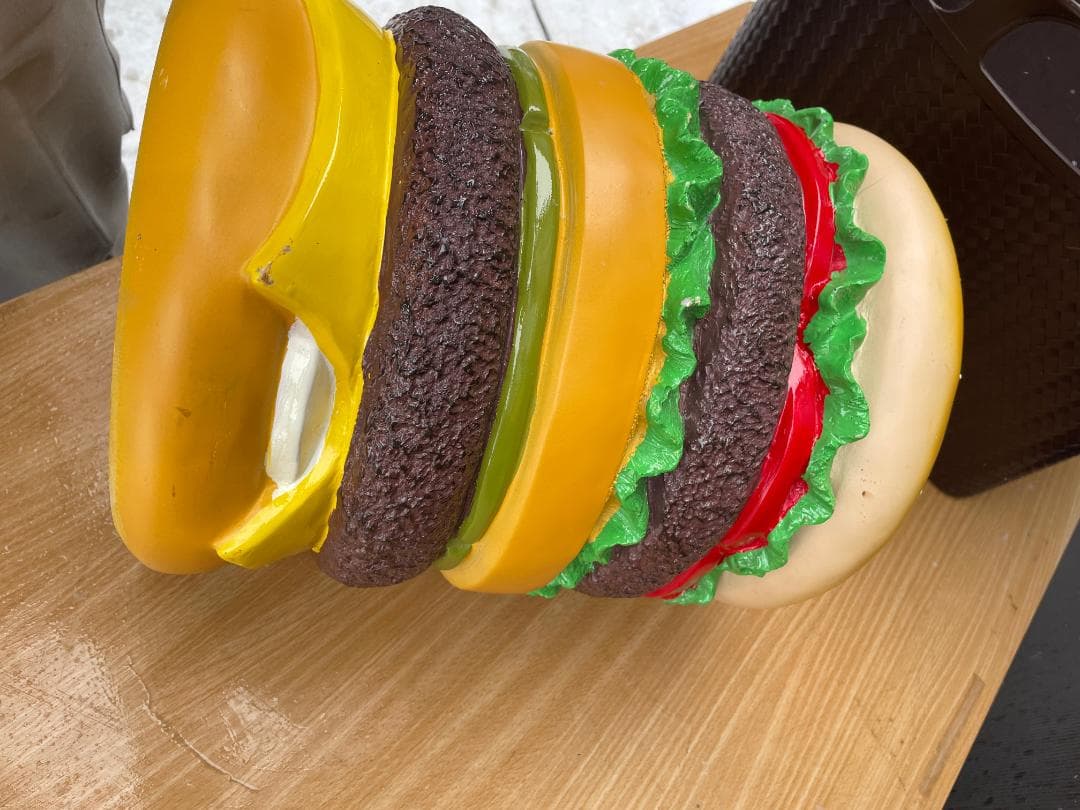 ハンバーガー　椅子　アメリカン　雑貨　インテリア　ガレージ　スツール