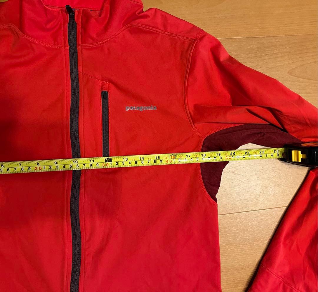 patagonia パッションレッド ソフトシェル ウインドシールドジャケット