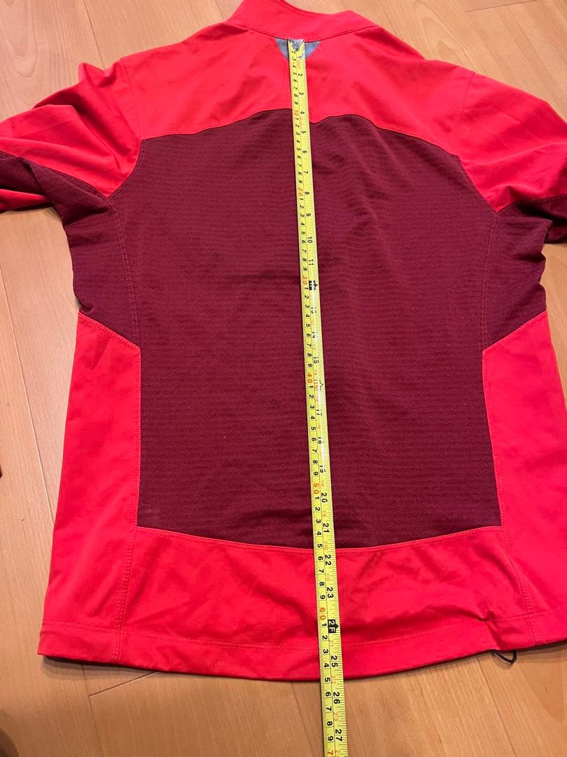 patagonia パッションレッド ソフトシェル ウインドシールドジャケット
