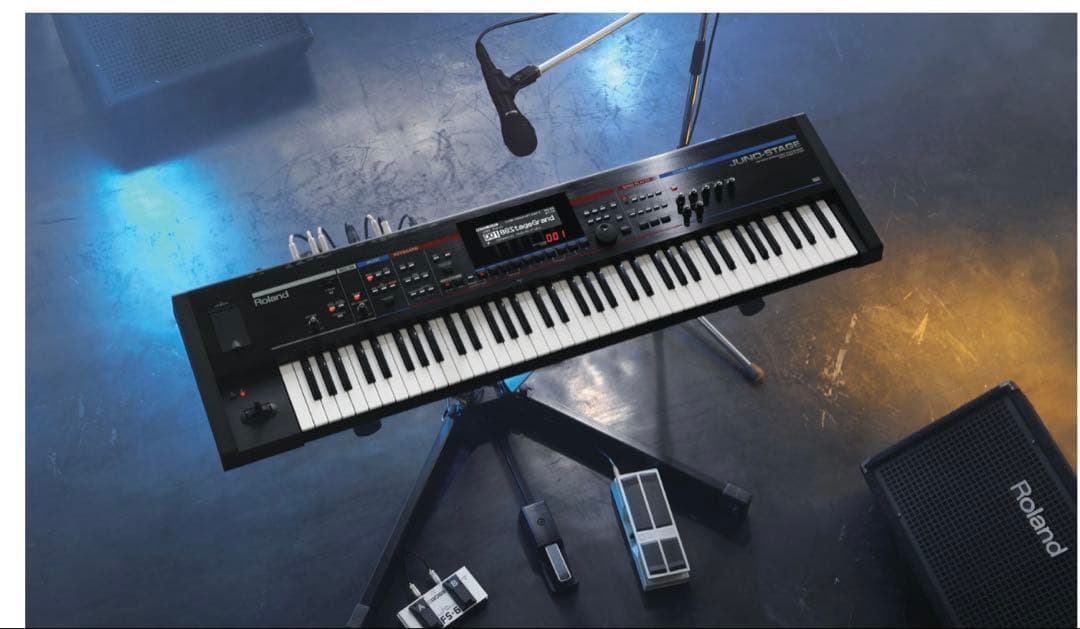 Roland JUNO-STAGE 76鍵 シンセサイザー ライブ用 動作品