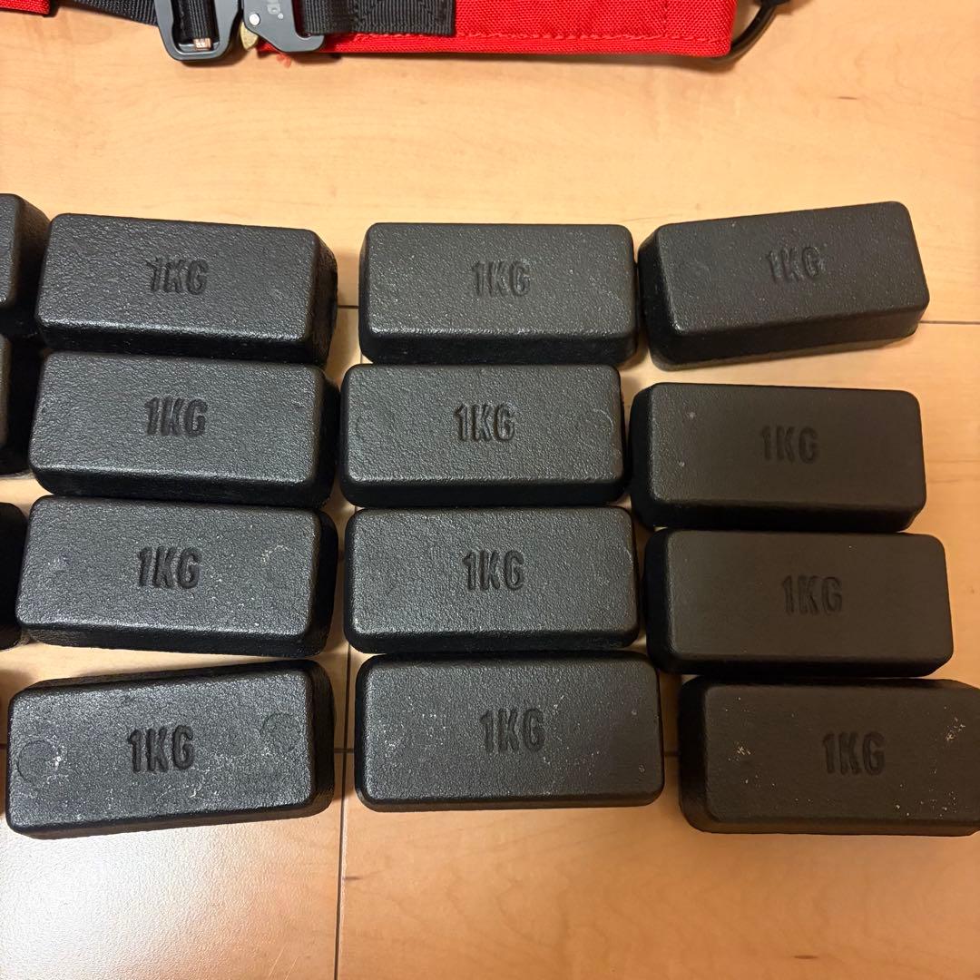 美品 IRONWOD ウェイトベスト 20kg 可変式 筋トレ 自重トレ