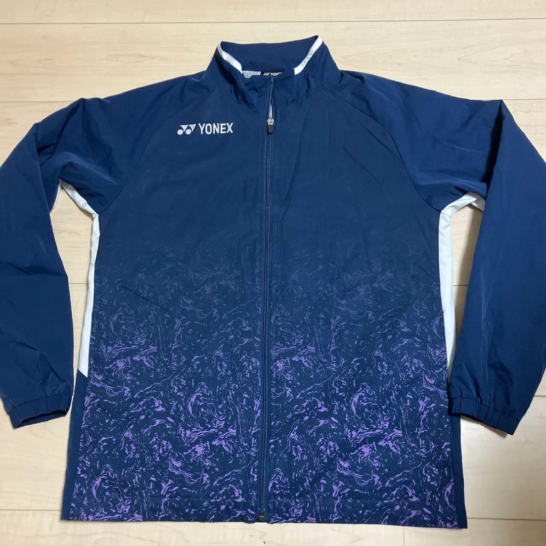 YONEX ウォームアップウェア ネイビー/パープル