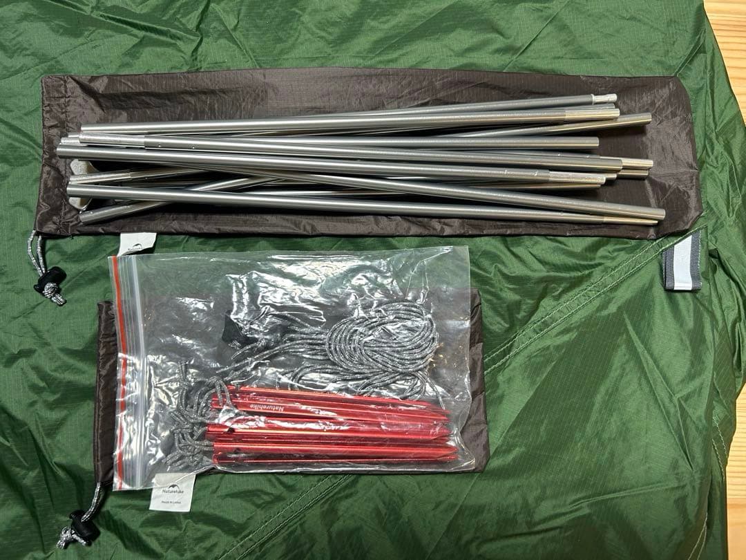 【Naturehike】テント　1人用　ダークグリーン　軽量　1.53kg