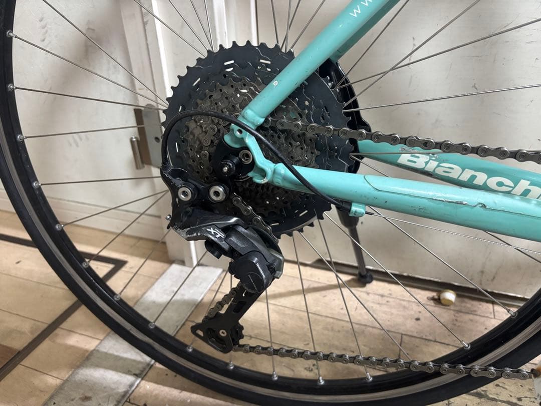 福本寛幸 Bianchi C Sport 1 改クロスバイク ミント