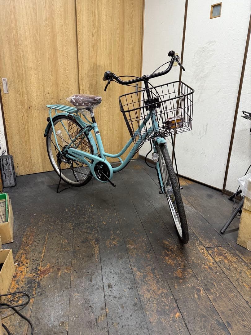 新車　nikki classic　26インチ　LEDライト　6段変速