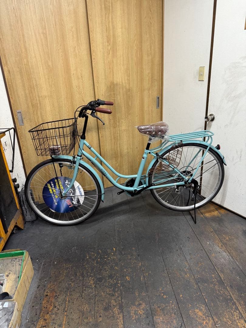 新車　nikki classic　26インチ　LEDライト　6段変速
