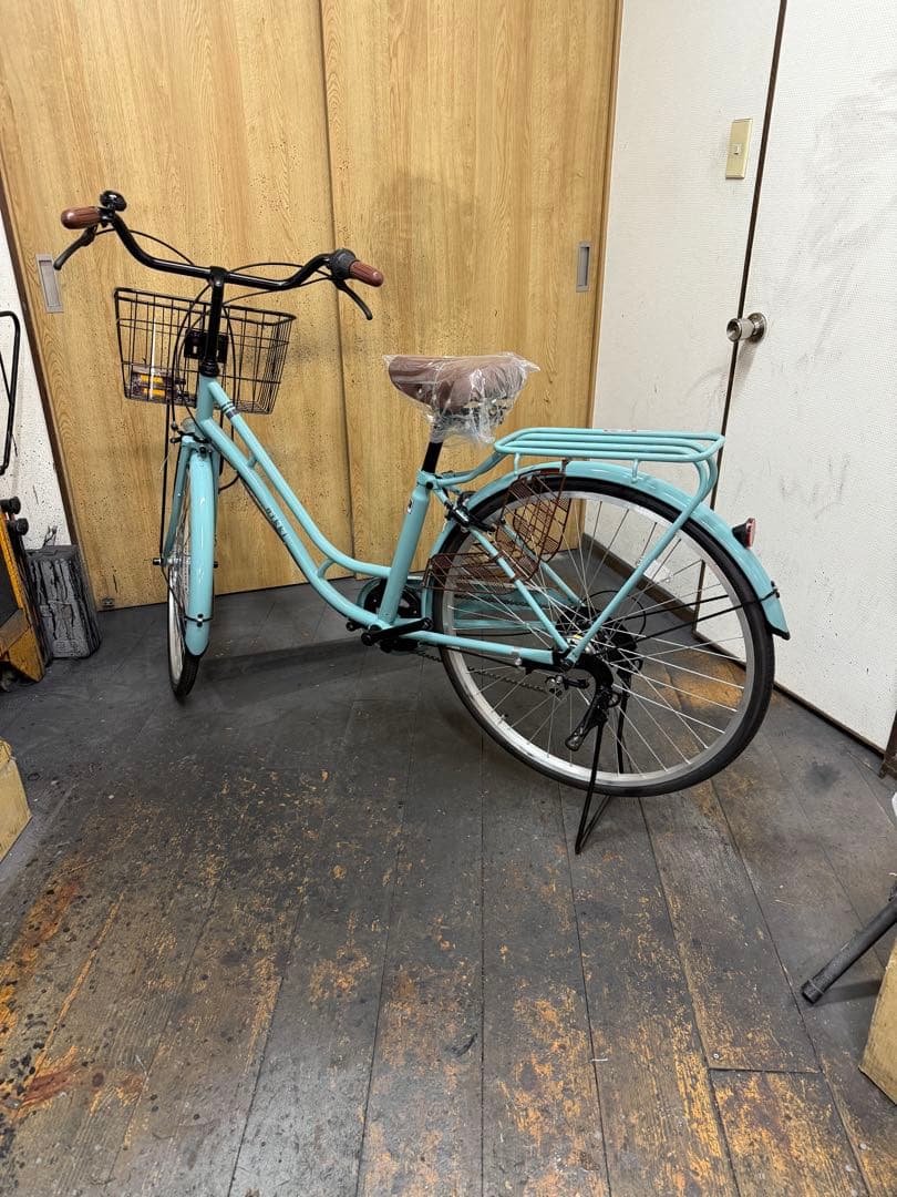 新車　nikki classic　26インチ　LEDライト　6段変速