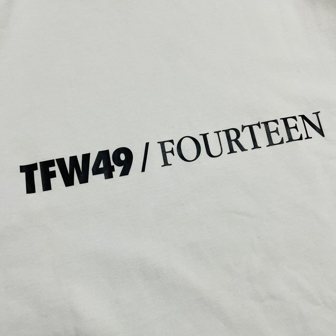 未使用　TFW49 FOURTEEN Tシャツ　L ゴルフ　ホワイト