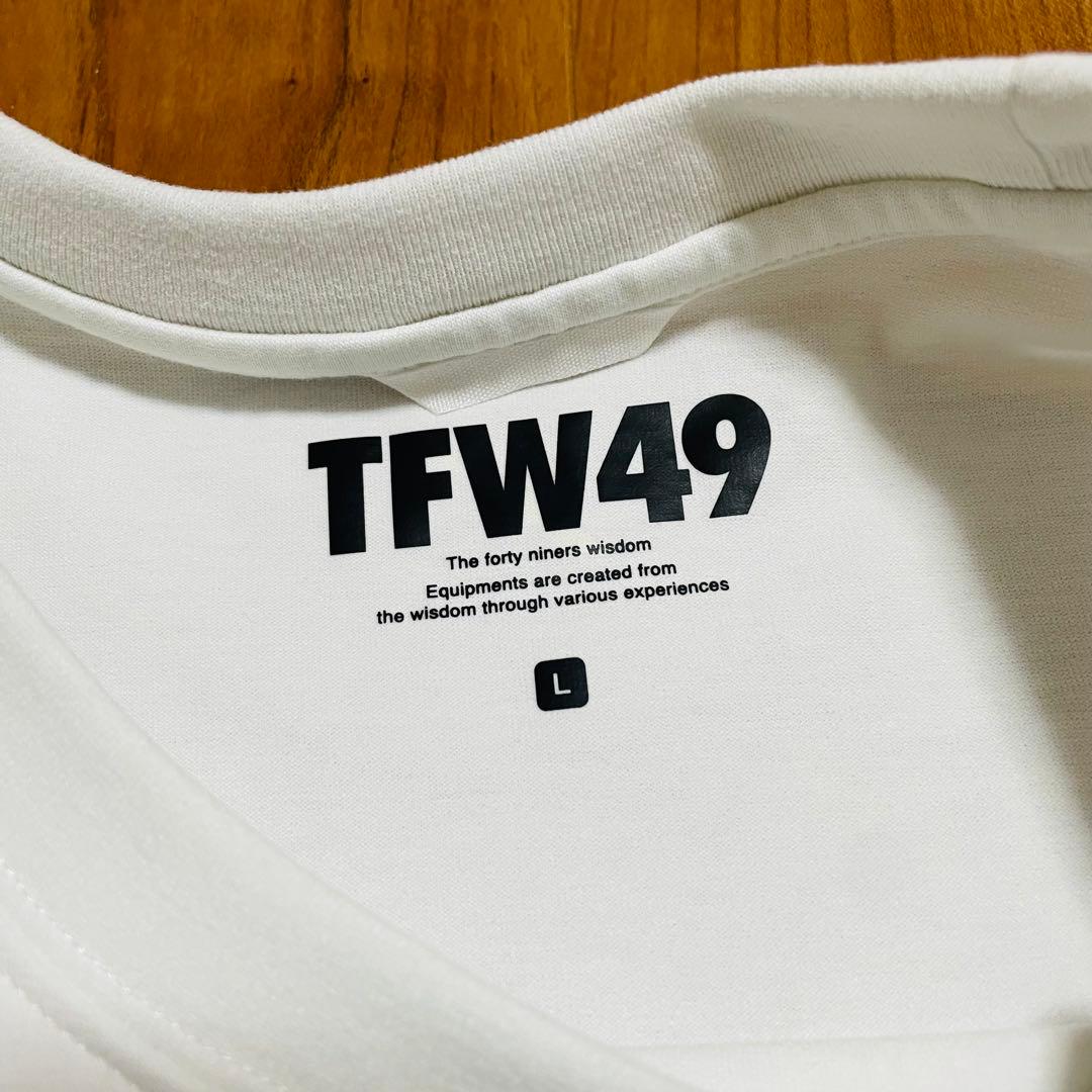 未使用　TFW49 FOURTEEN Tシャツ　L ゴルフ　ホワイト