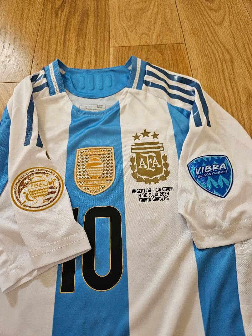 アルゼンチン代表　コパアメリカ2024　メッシ　選手仕様　決勝仕様
