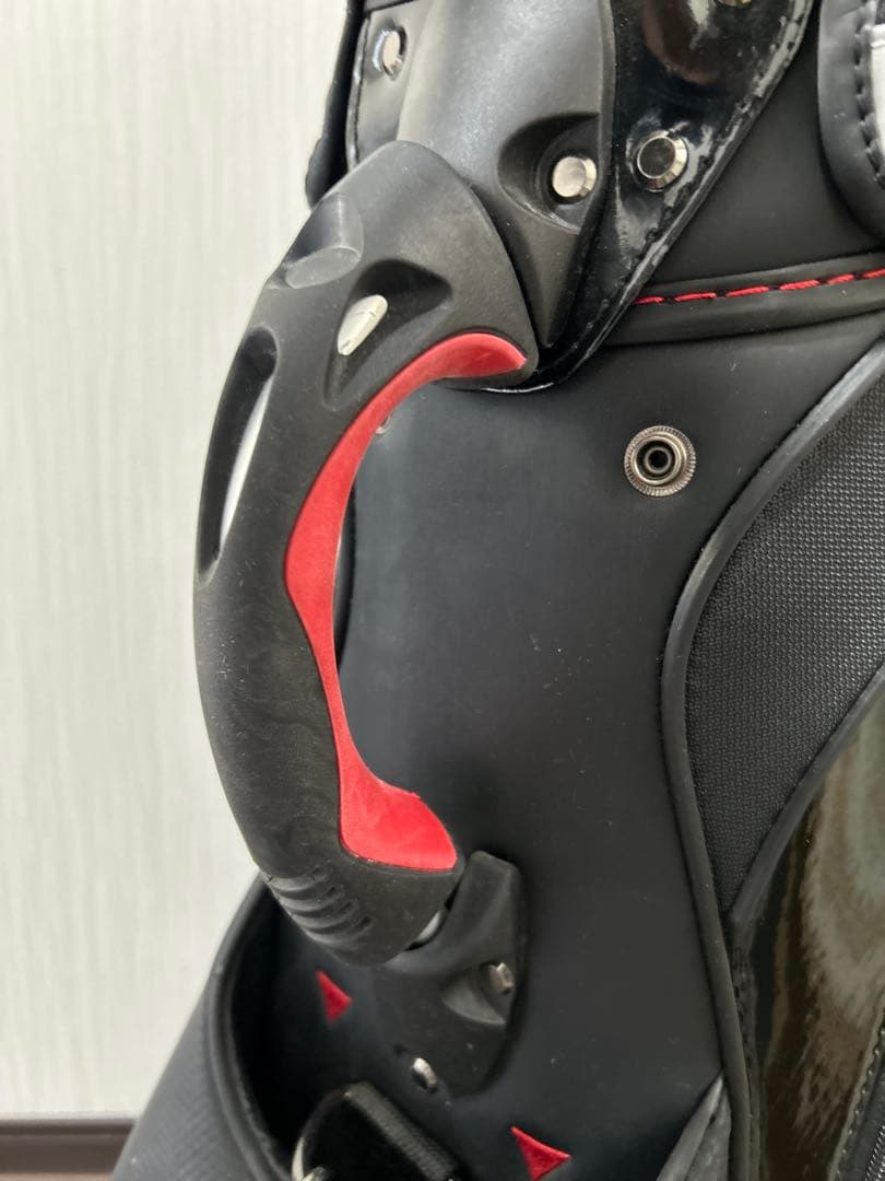 Nike キャディバッグ 黒赤シルバー