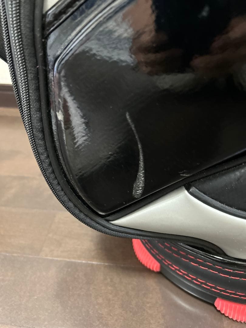 Nike キャディバッグ 黒赤シルバー