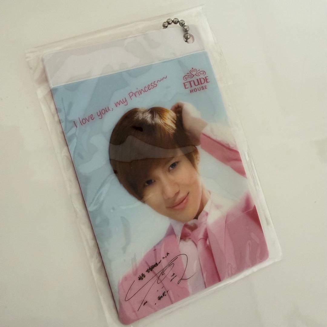 [古参グッズ]公式SHINee パスポートケース/カードキーチェーン