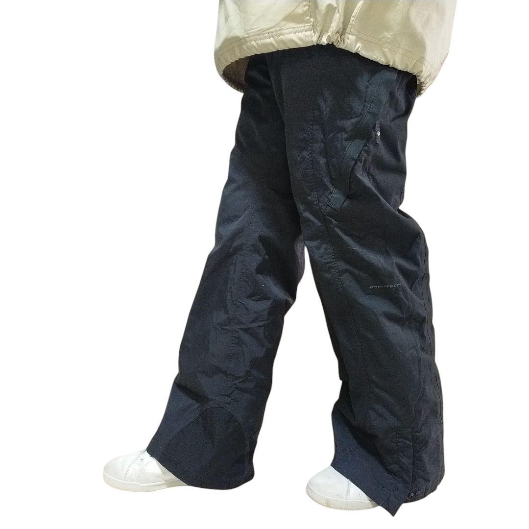 【美品 超高機能】US Columbia OMNI-TECH 黒　スノーパンツ