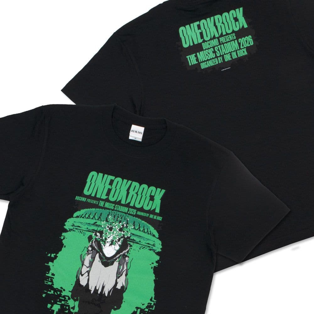 ONE OK ROCK 2026 TMS Tシャツ-A ブラック　【Mサイズ】