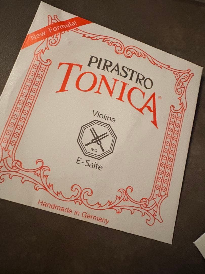 新品PIRASTRO TONICA バイオリン弦set!