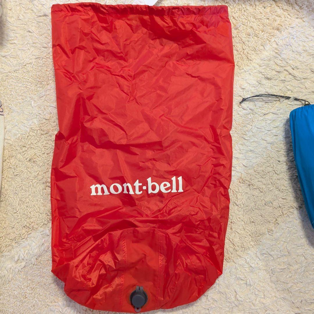 美品 mont-bell エアパッド ワイド180 ×2個セット +エアポンプ