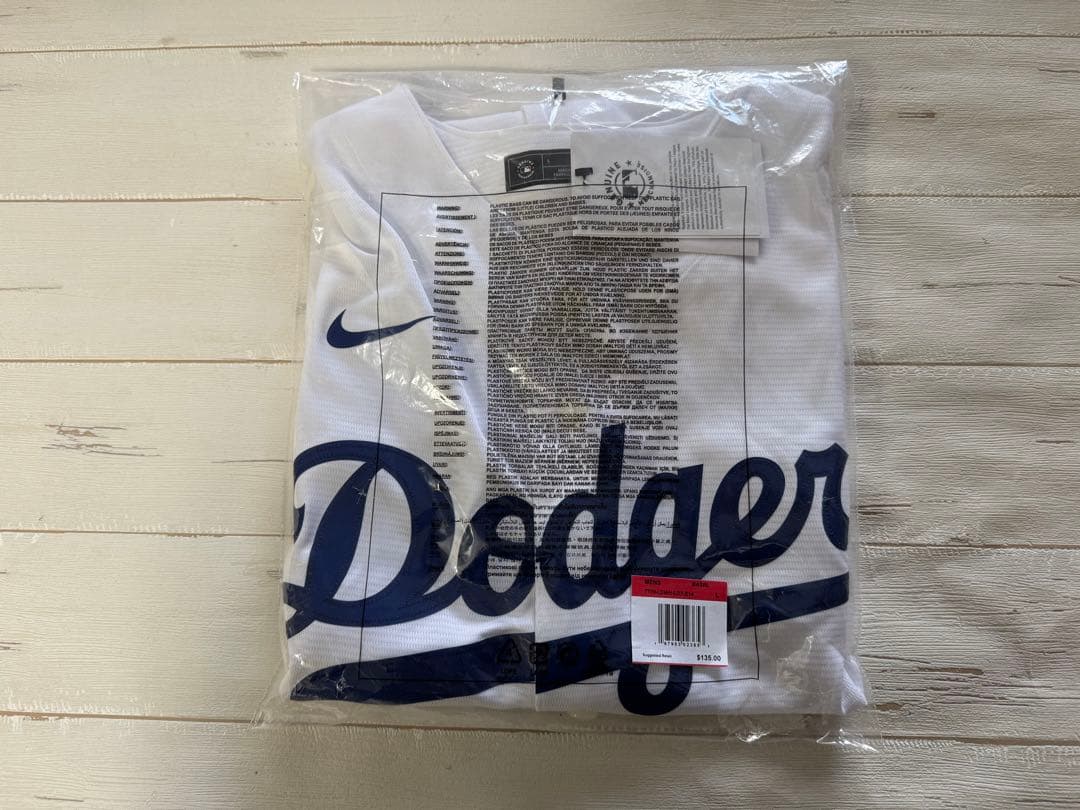 LA大谷翔平 公式レプリカユニフォーム サイズ:L MLB SHOP購入　正規品