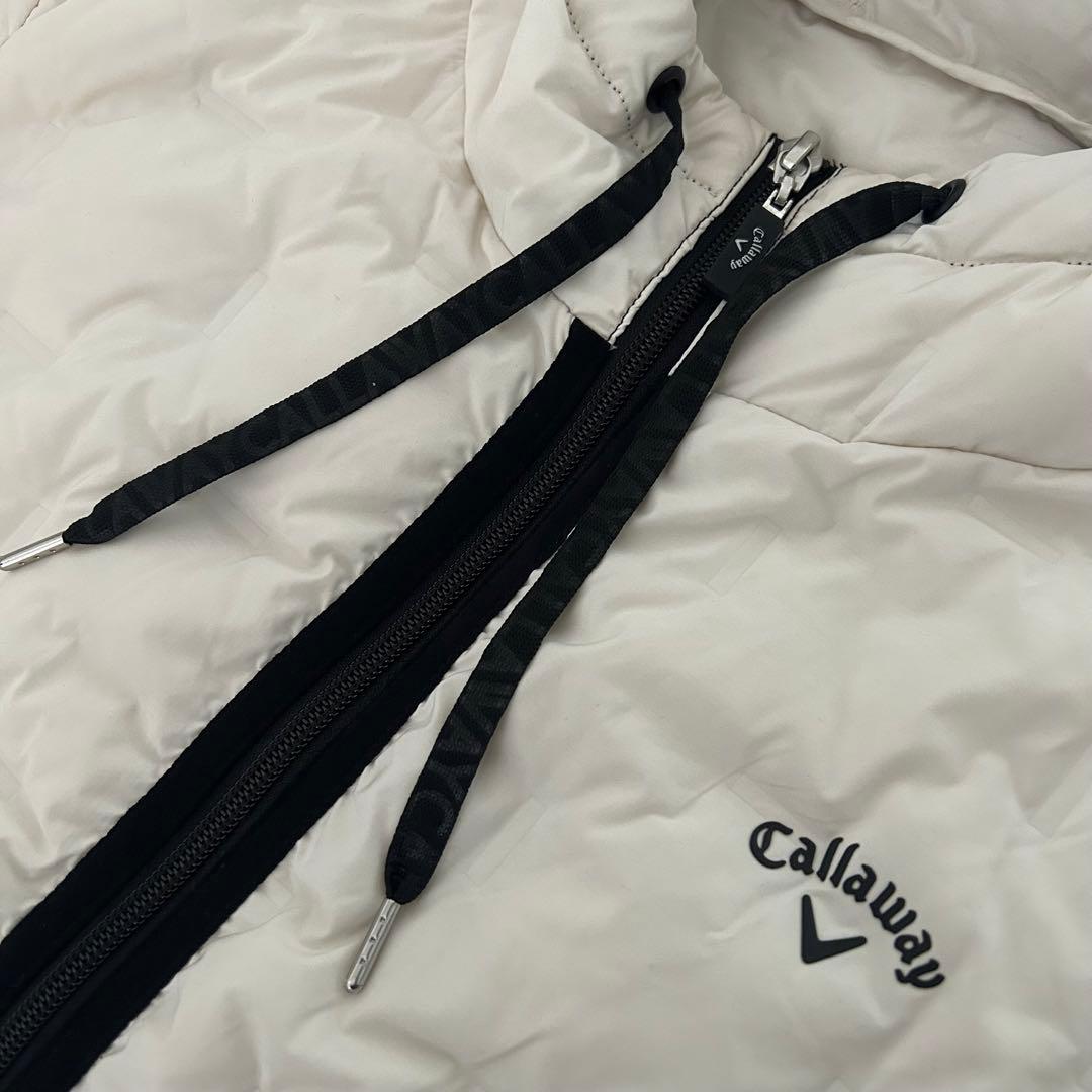 Callaway ブルゾン レディース 接結ジャカードロングダウンコート