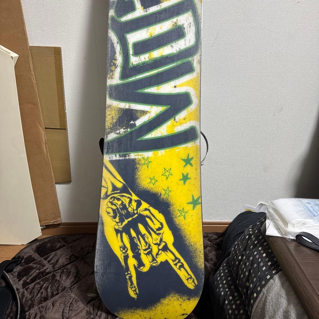 Venture スノーボード 154cm グリーン/イエロー