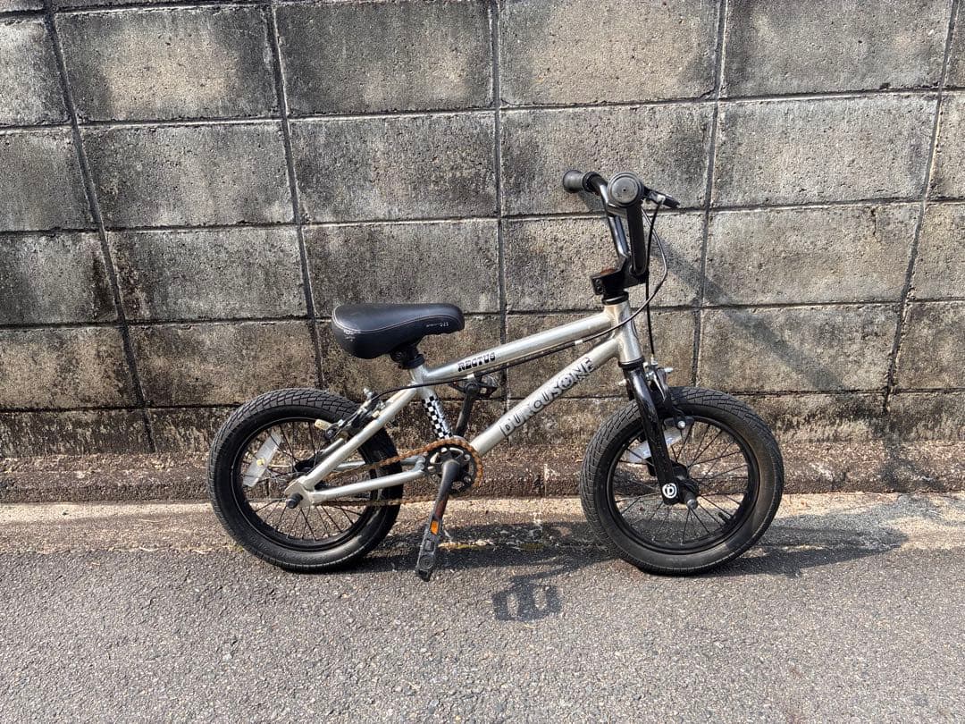 キッズ BMXバイク ダーカスワン シルバー 14インチ 子供用自転車