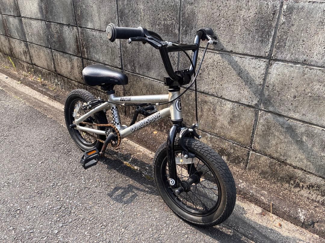 キッズ BMXバイク ダーカスワン シルバー 14インチ 子供用自転車