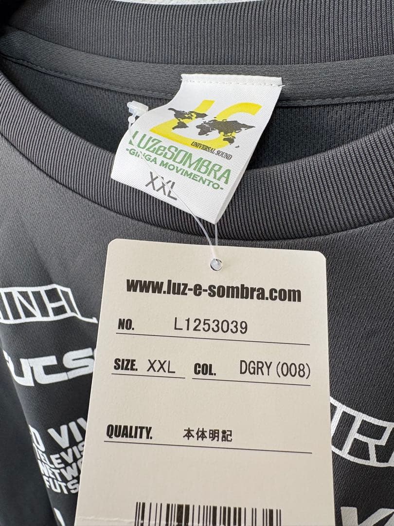 【XXL】新品 LUZeSOMBRA ルースイソンブラ プラシャツ グレージュ