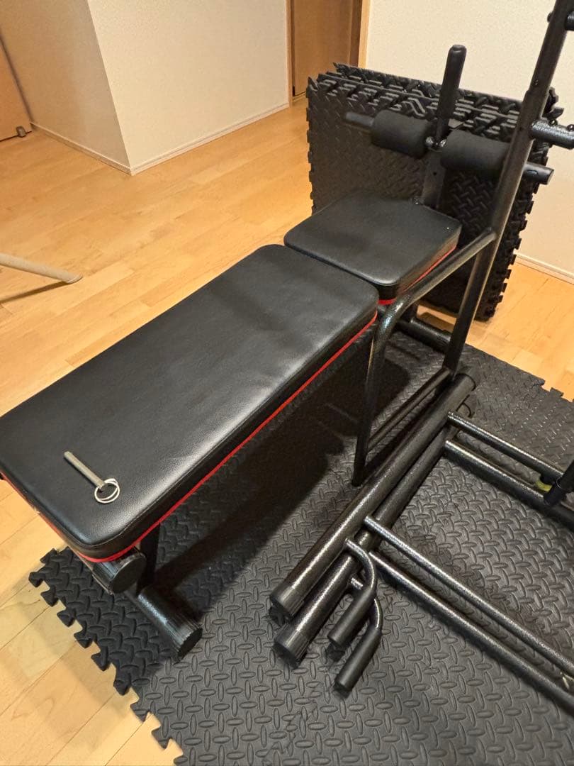 【直接引取希望】　懸垂マシン・トレーニングベンチ・トレーニングマットセット