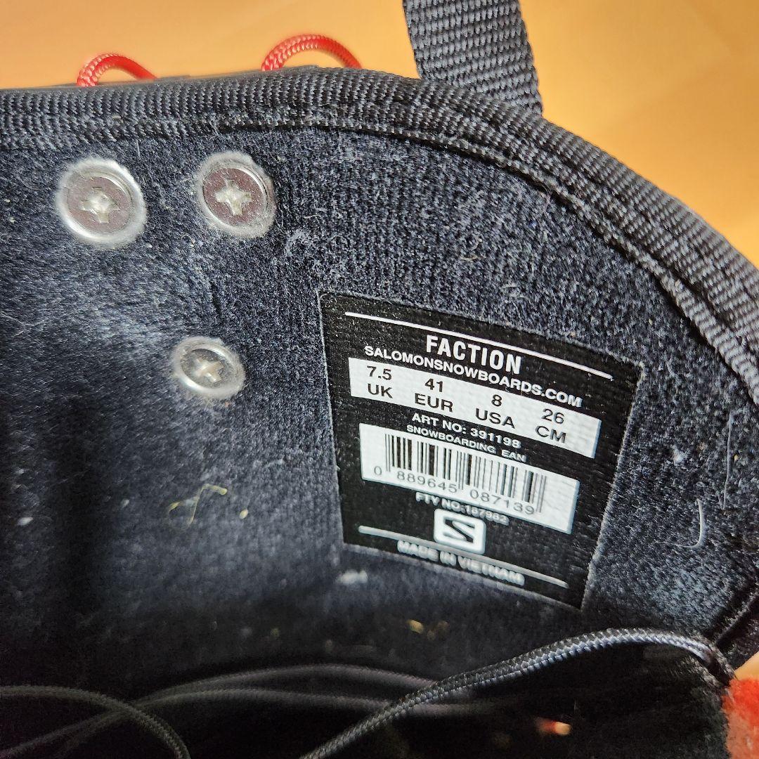 SALOMON FACTION 26.0cm メンズ スノーボード ブーツ