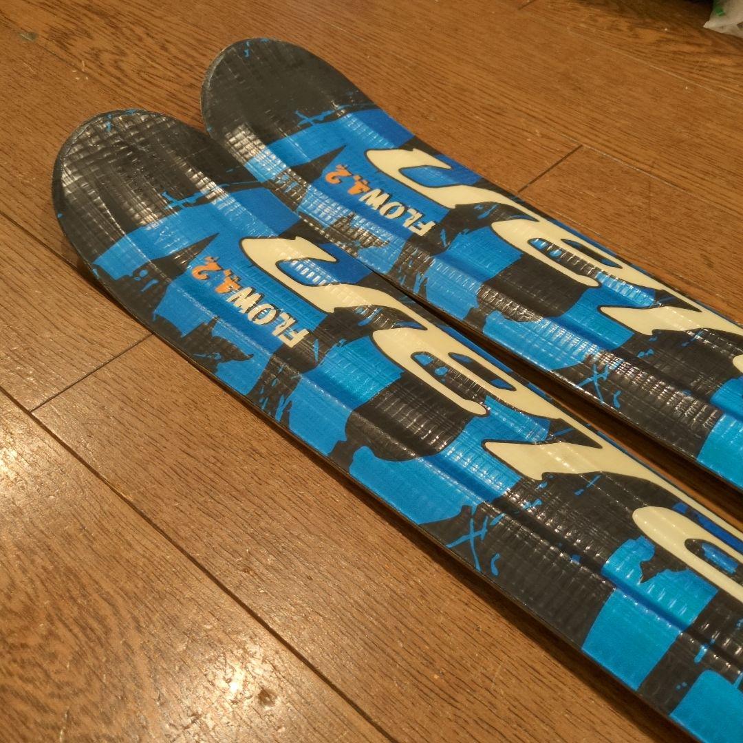 elan 152cm スキー板 FLOW 4.2 ストック付