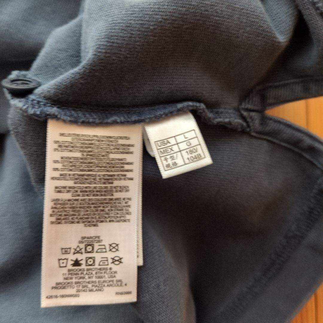 【美品】Brooks Brothers ナンバーパッチ ラグビーシャツ