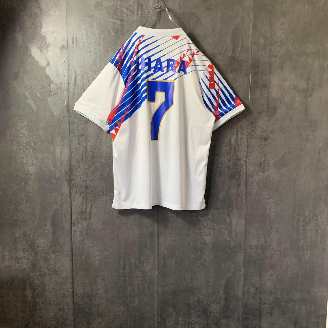 【★井原 正巳】 古着 サッカー 日本代表 94年 アウェイ ユニフォーム 7番