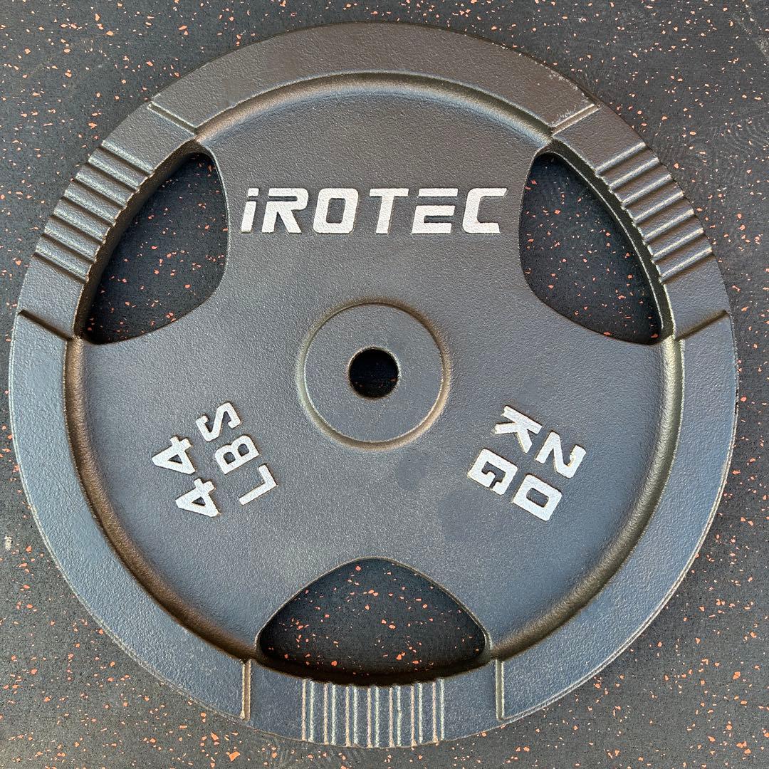【美品】iROTEC アイロテック 28mmアイアンプレート 20kg①