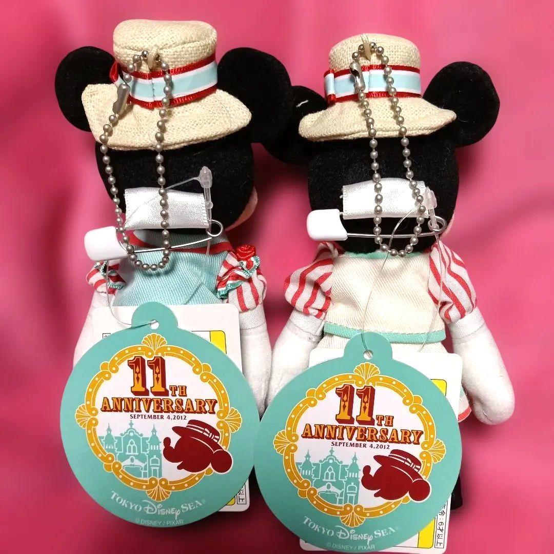 東京ディズニーシー＊ミッキー・ミニー＊ぬいぐるみバッジ＊トイ・ストーリーマニア