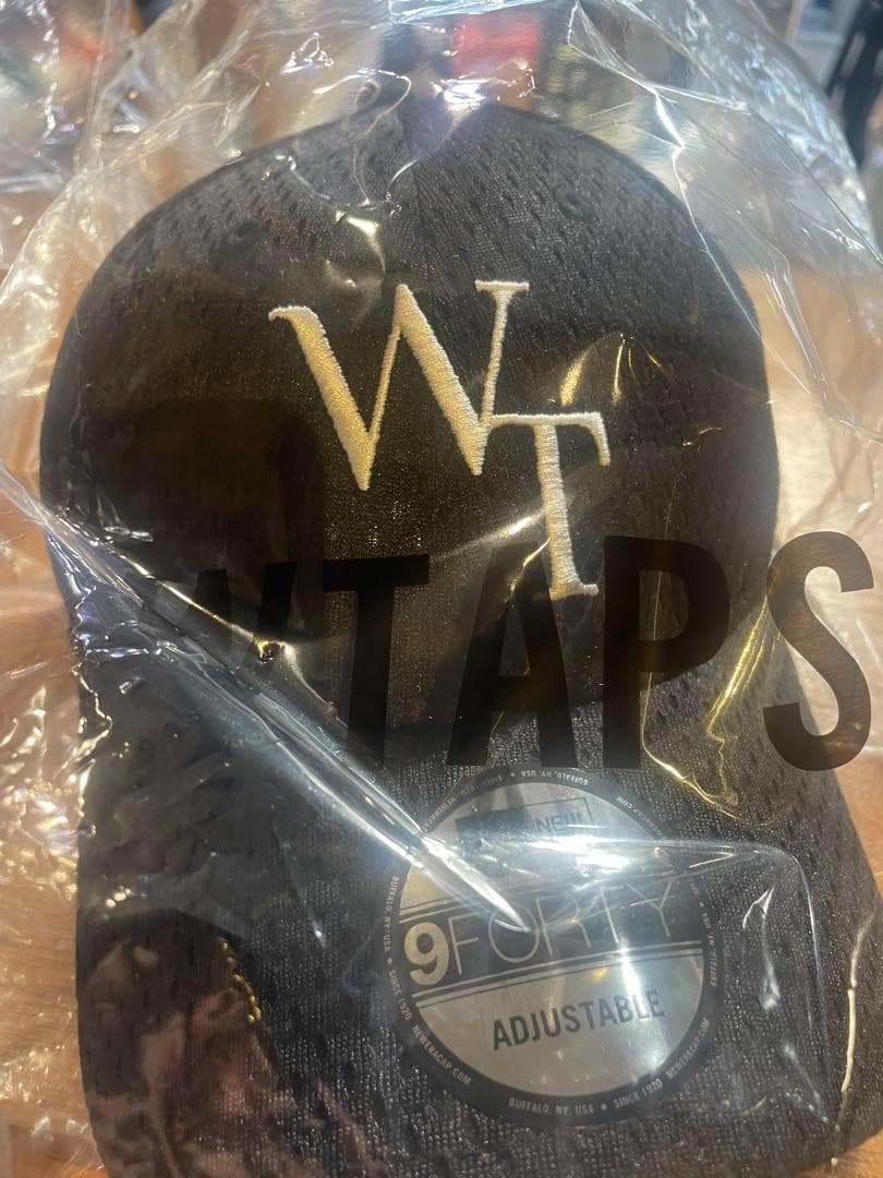 ウェア WTAPS Newera 9Forty Poly Mesh Cap Black