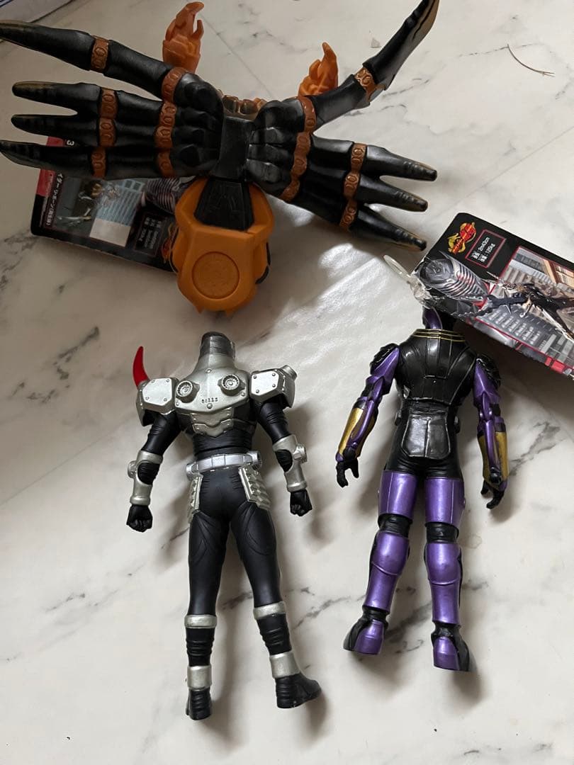 3点セット 仮面ライダー 龍騎　フィギュア ソフビ　ミラーモンスターシリーズ